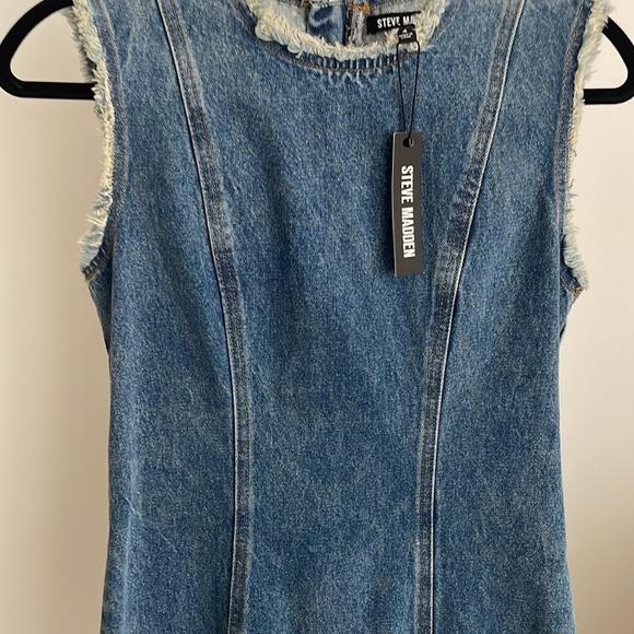 NWT STEVE MADDEN DENIM SOLARA MINI - Picture 8 of 12